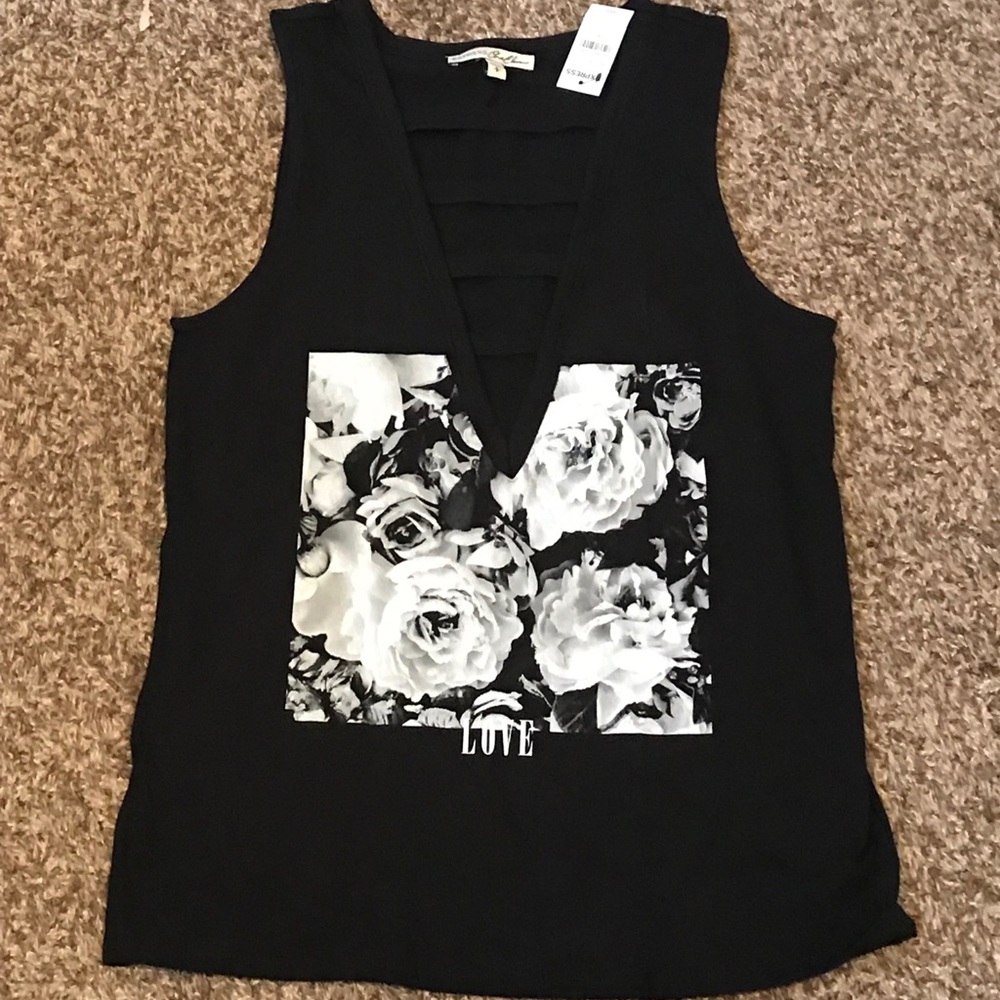 SOLD NWT Express Black Strappy Love Tank Size Sm